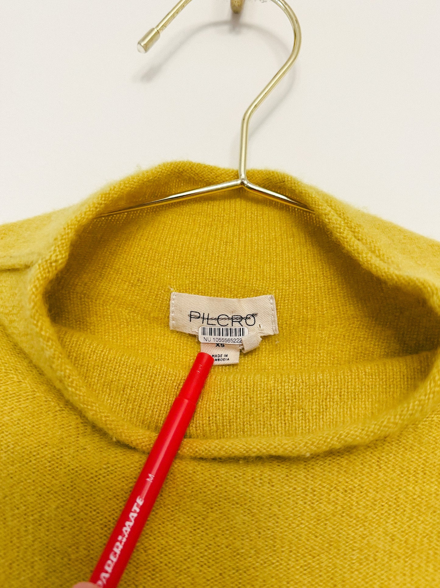 The Alani Cashmere Mock-Neck Sweater by Pilcro