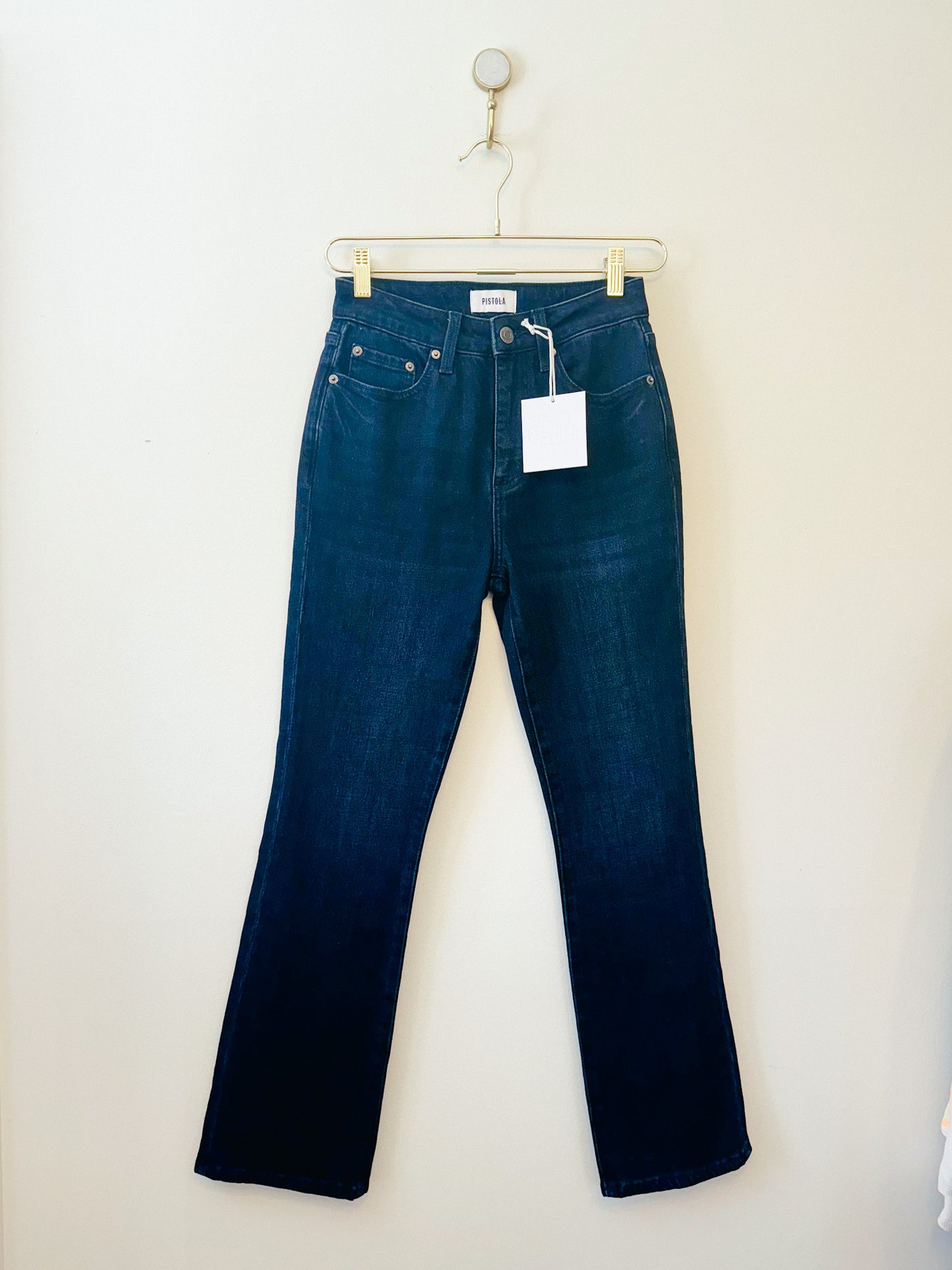 Pistola Lennon High Rise Cropped Bootcut Jeans in Joyride