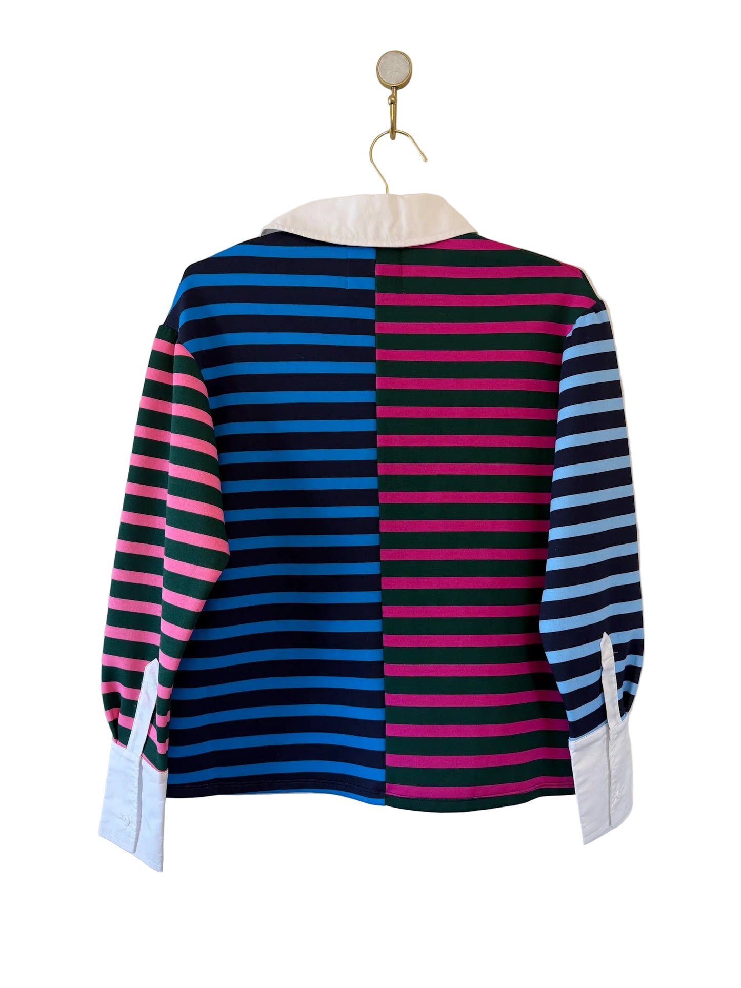 Addison Bay Rara Rugby Pullover, Size Medium