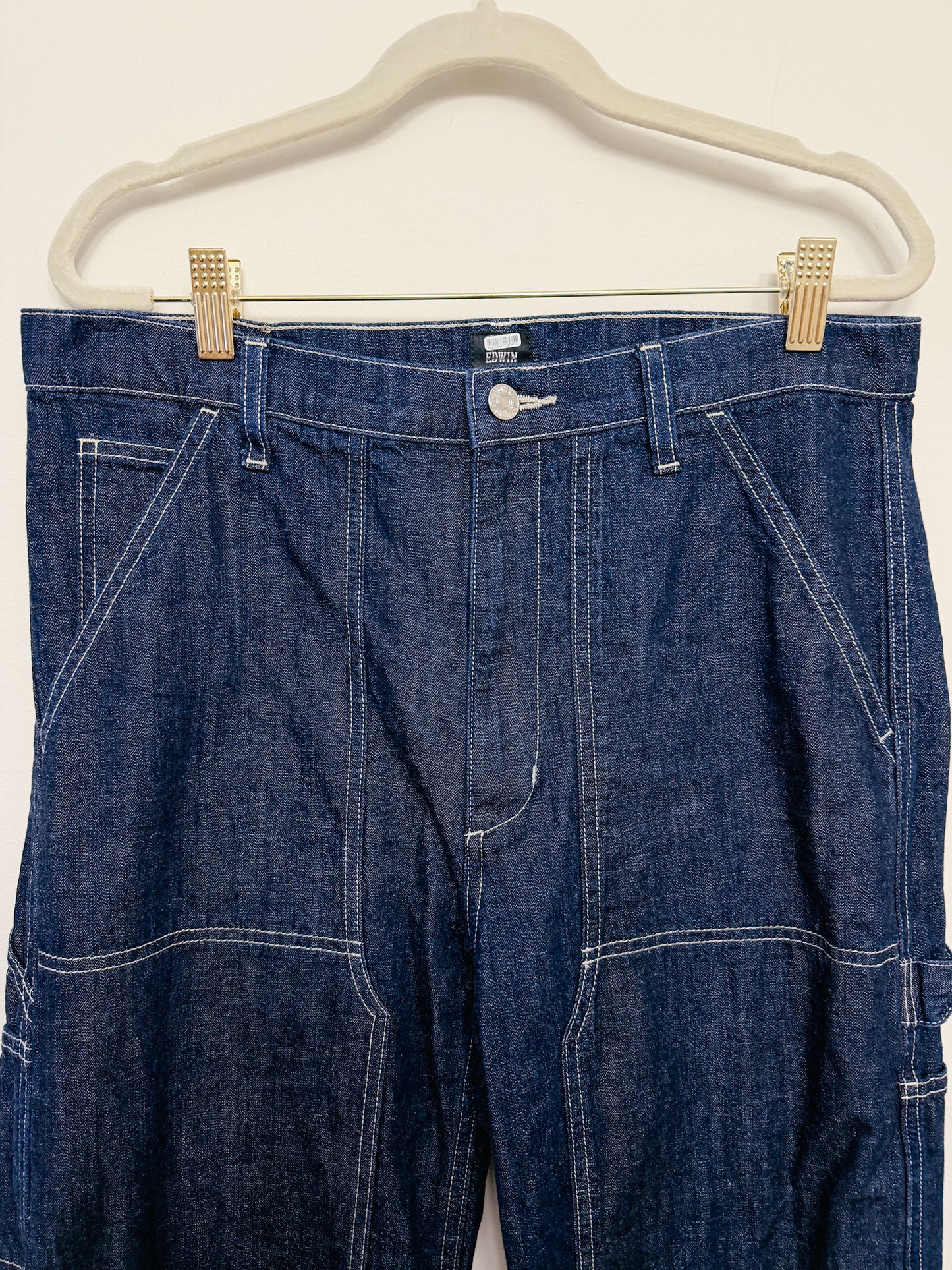 Edwin Bailee Worker Pant in Rinse, Size 30