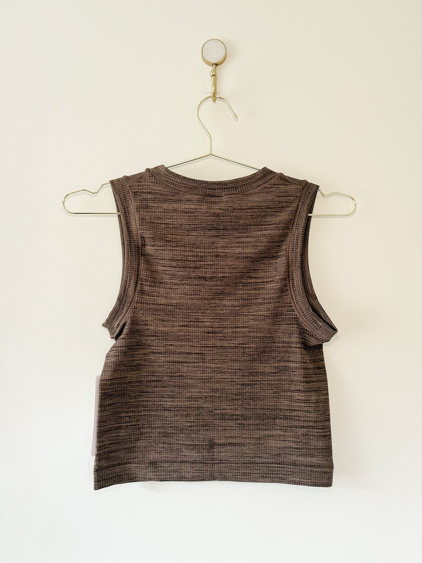 Athleta Renew Seamless Muscle Tank in Pyrite Heather