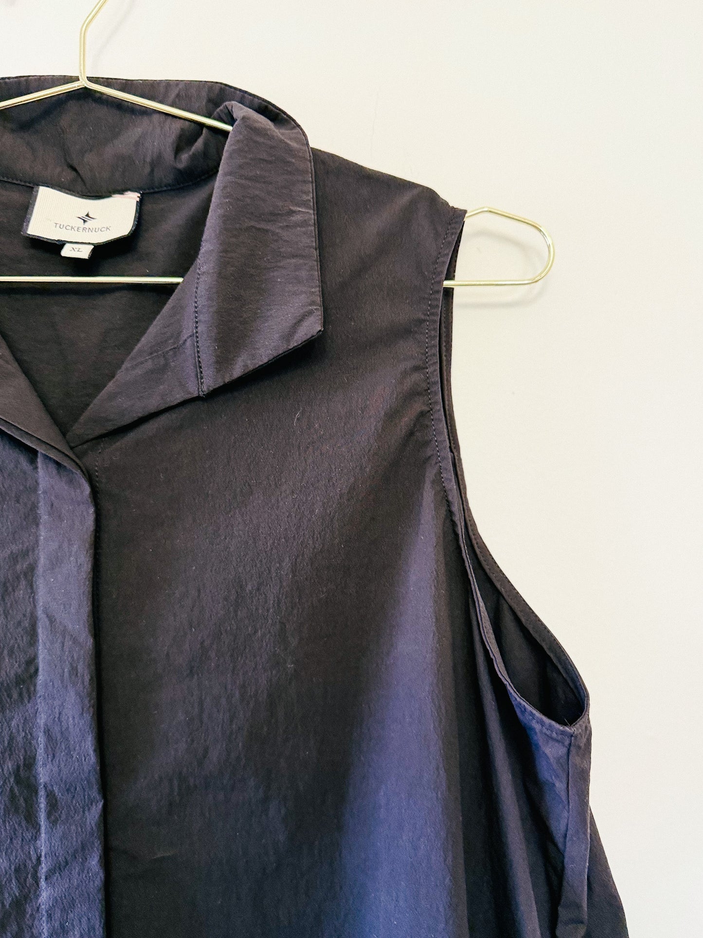 Tuckernuck Black Sleeveless Charlie Dress, Size XL
