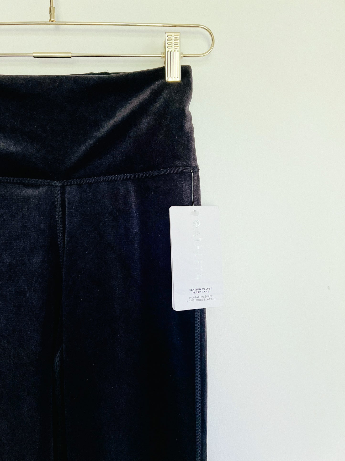 Athleta Elation Velvet Flare Pant