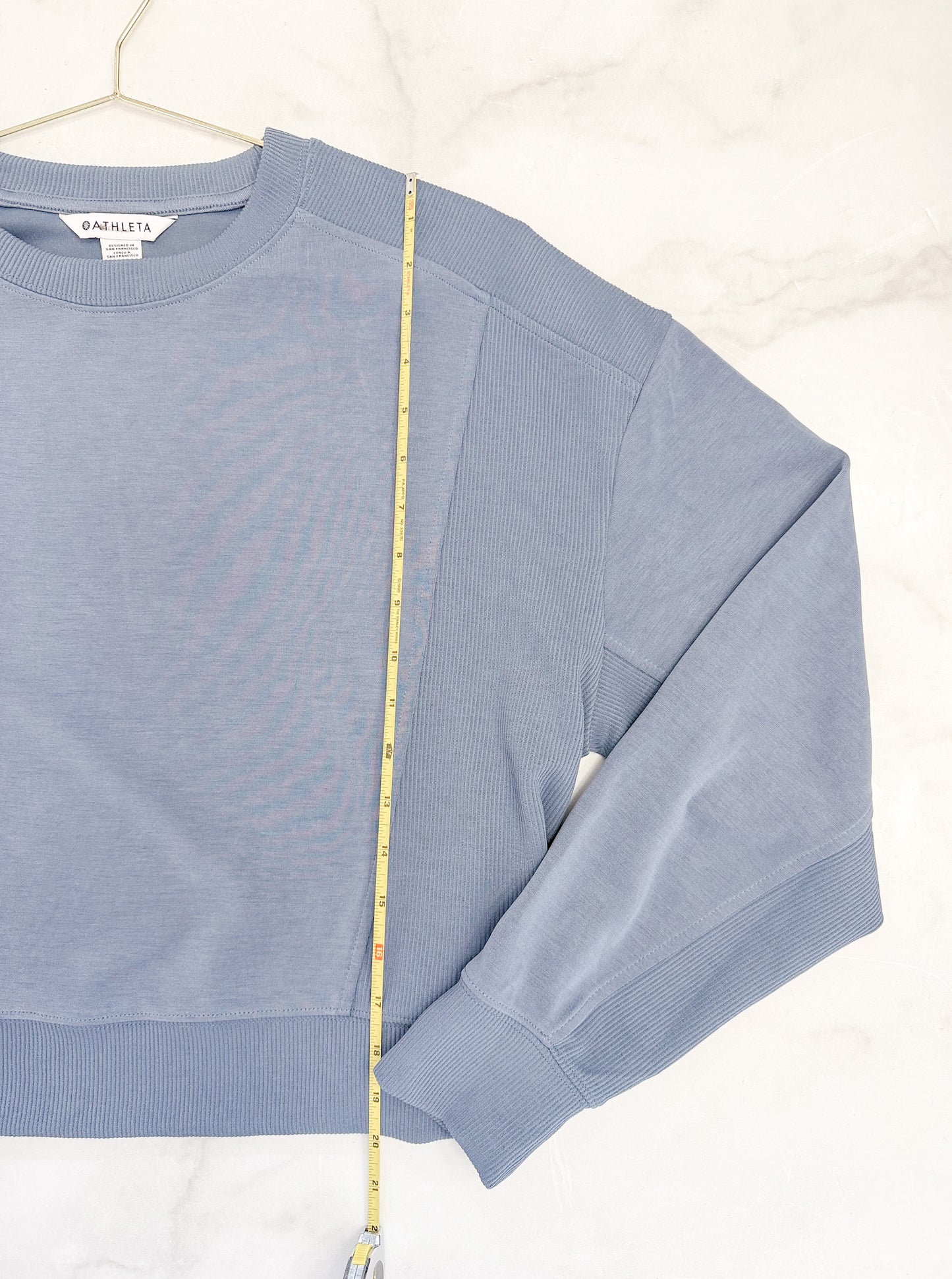 Athleta Seasoft Crewneck Sweatshirt, Size Medium