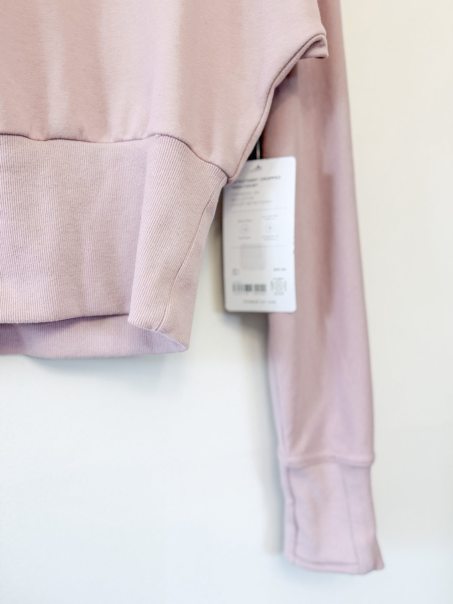 Athleta Retroterry Cropped Sweatshirt, Size Small