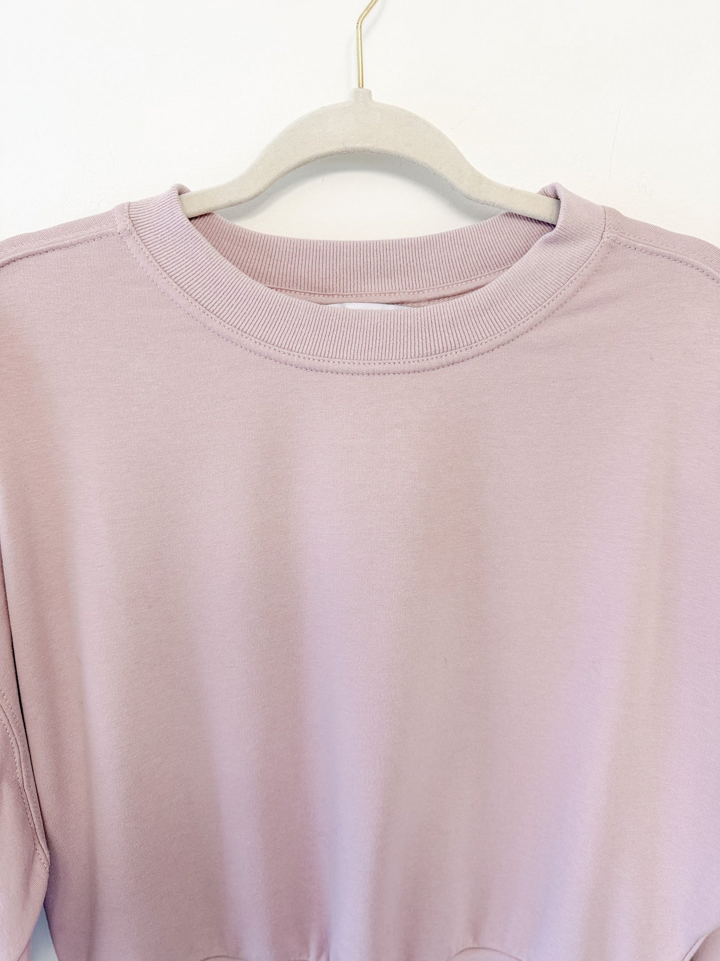 Athleta Retroterry Cropped Sweatshirt, Size Small