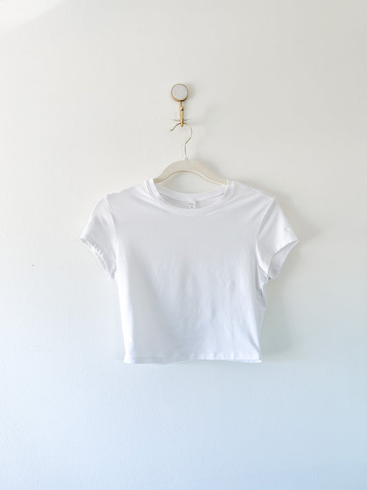 Alosoft Crop Finesse Short Sleeve, Size Medium