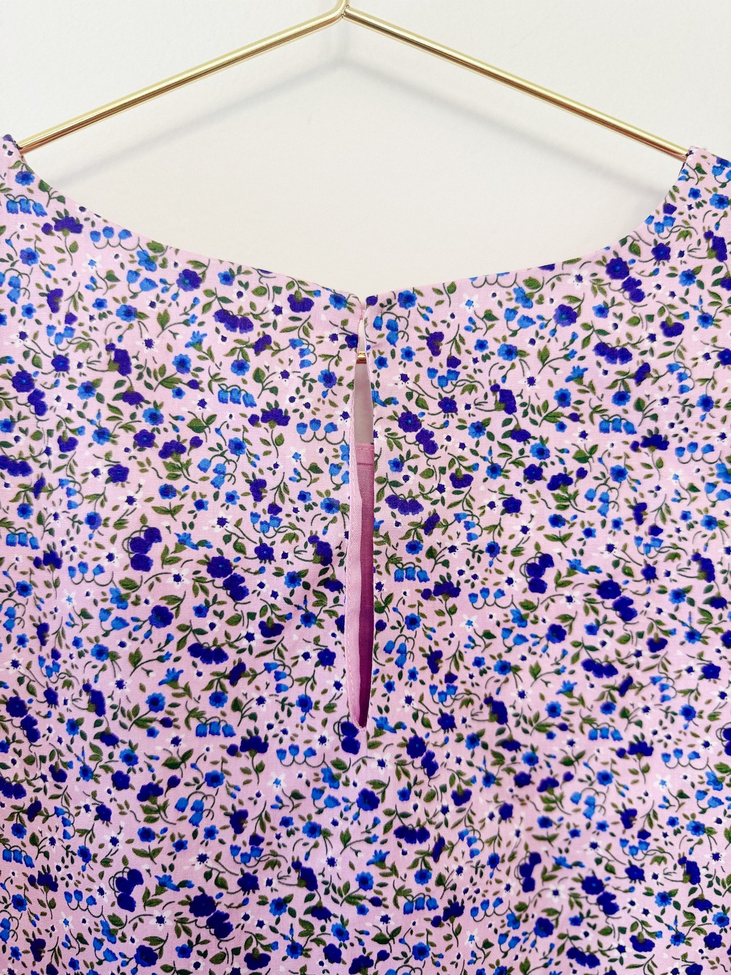 Tuckernuck Hyacinth House Lilac Floral Viola Mini Dress, Size XL