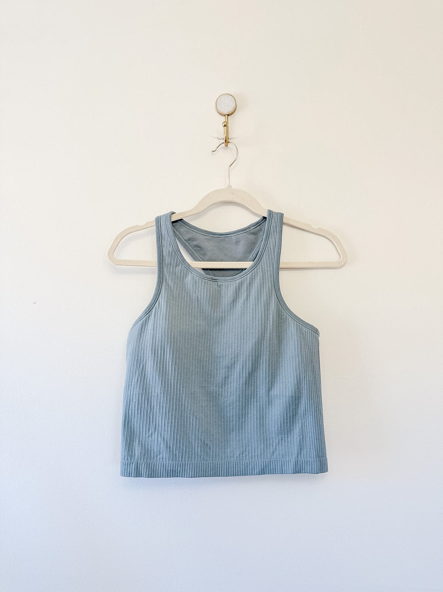 Lululemon Ebb To Street Racerback Cropped Tank Top