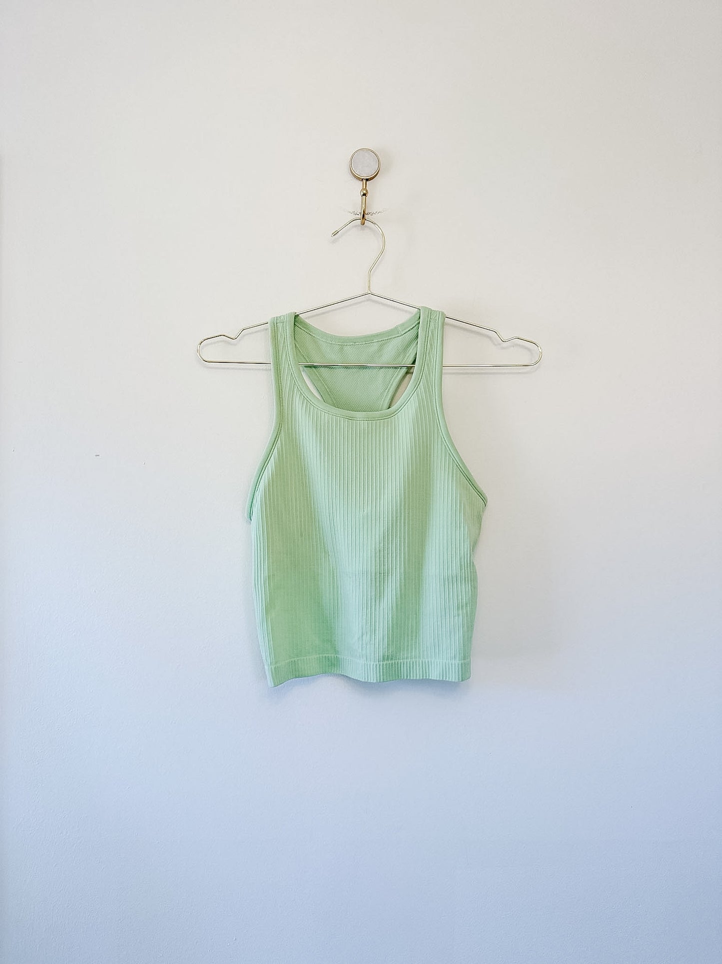 Lululemon Ebb To Street Racerback Cropped Tank Top
