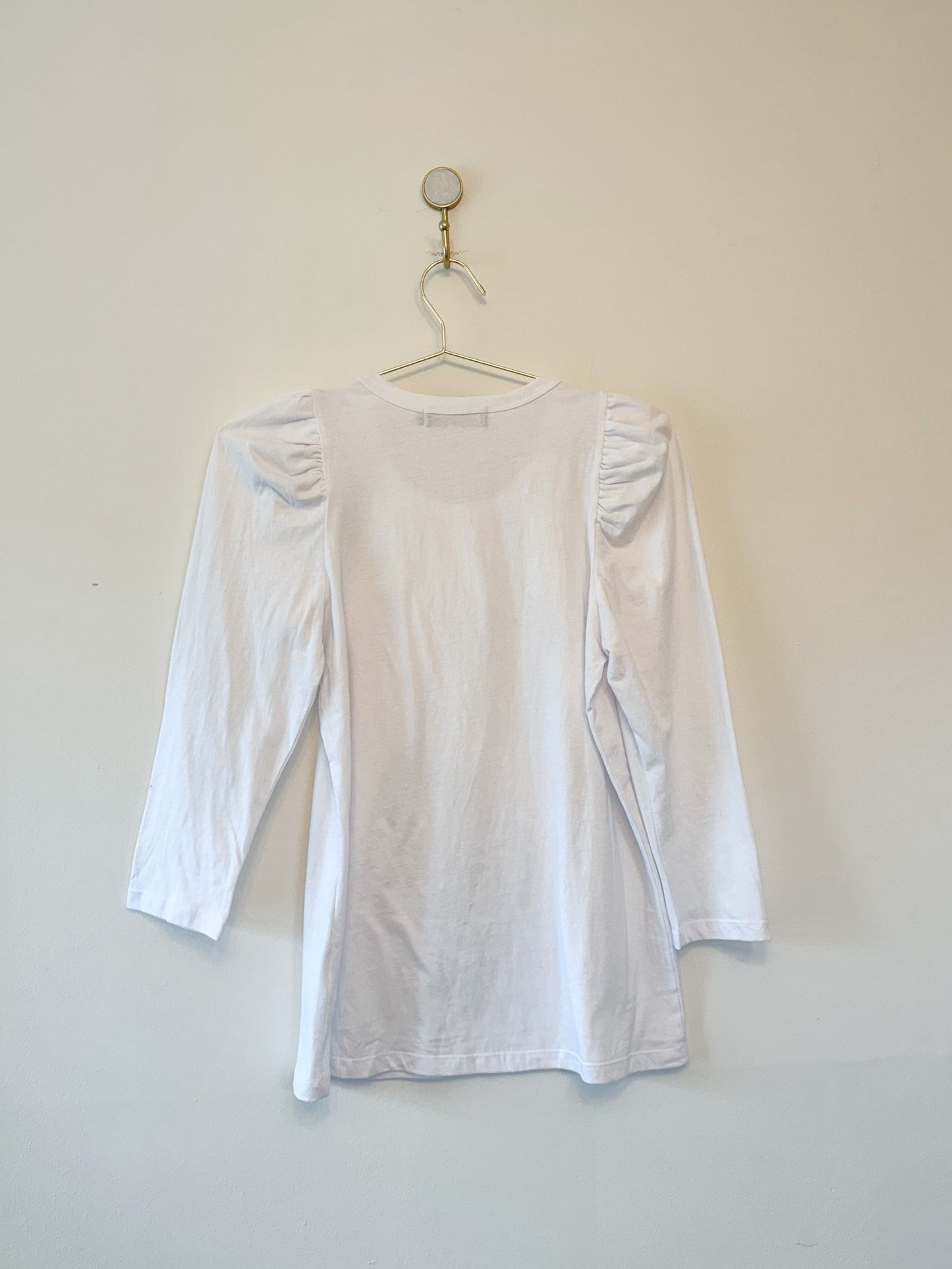 Pomander Place White Vesty Long Sleeve Crewneck