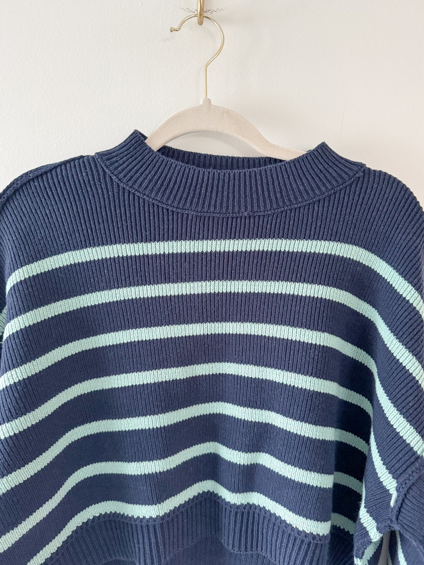 Free People Striped Easy Street Sweater