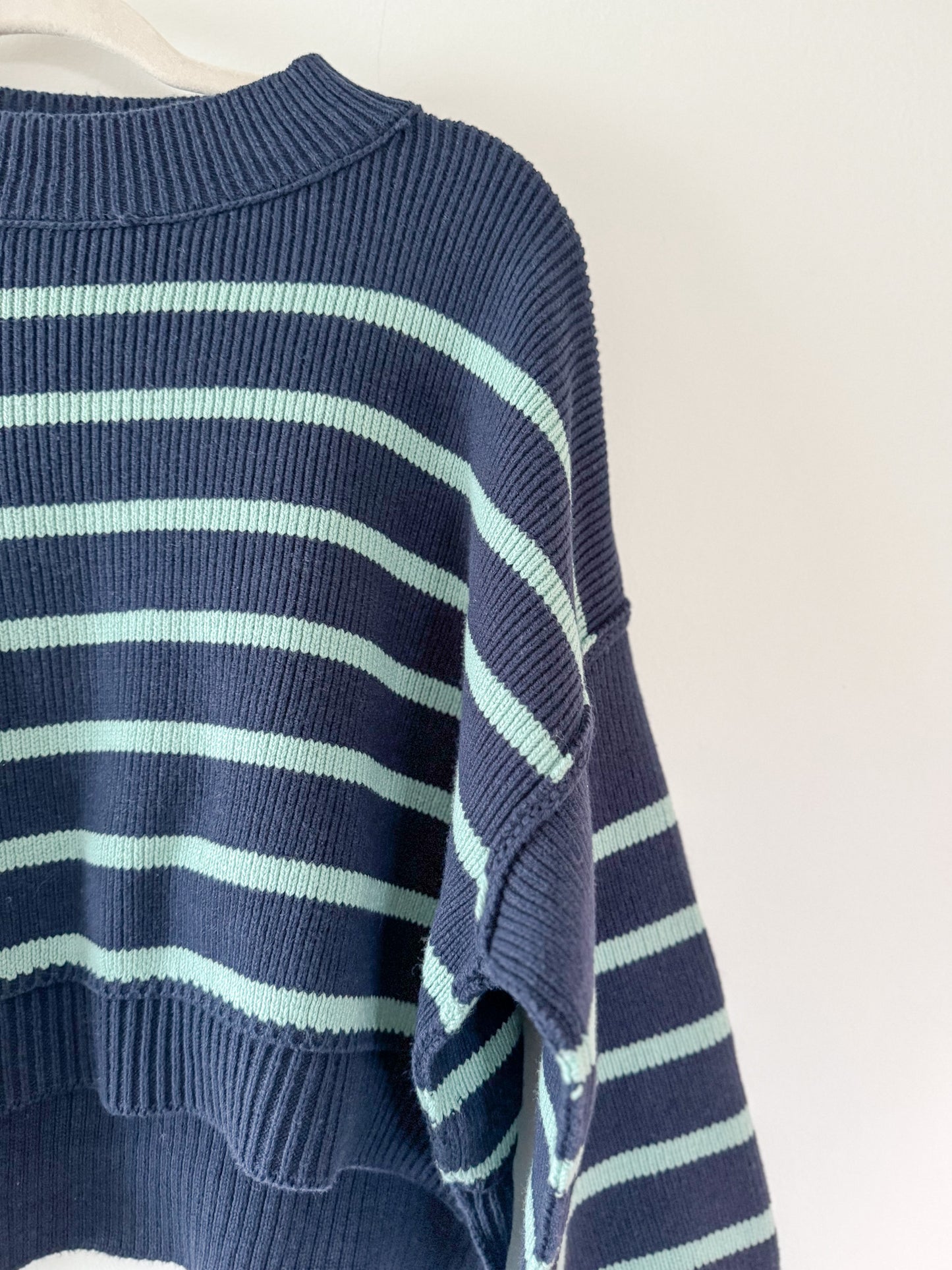 Free People Striped Easy Street Sweater