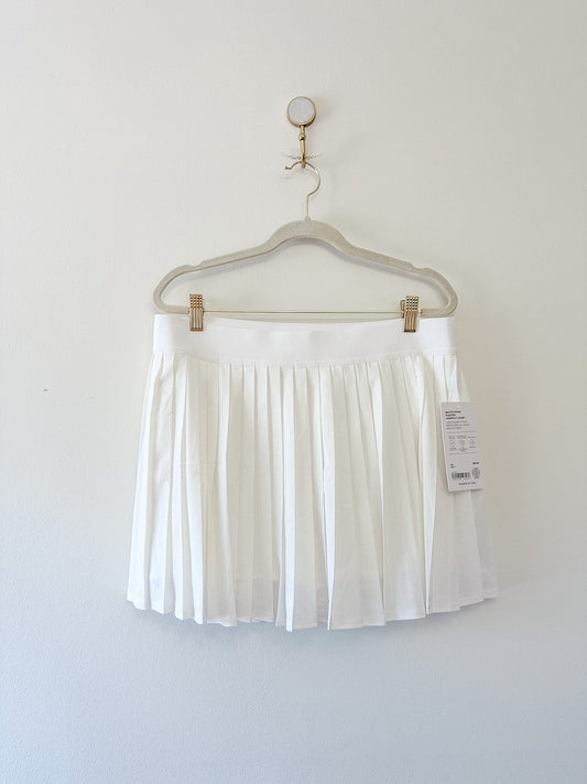 Athleta Match Point Pleated Laser Cut Skort