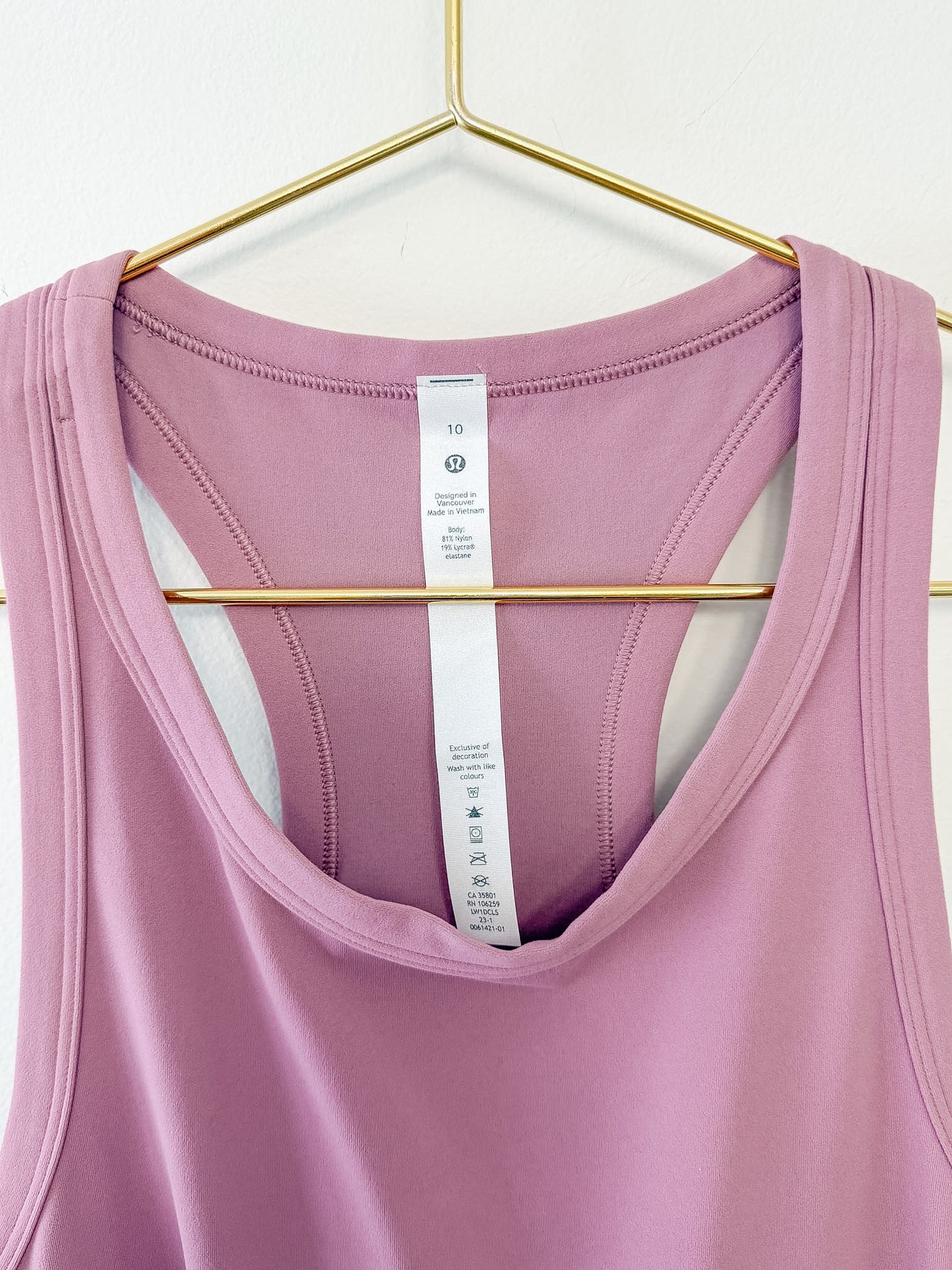 Lululemon Align Waist Length Racerback Tank, Size 10