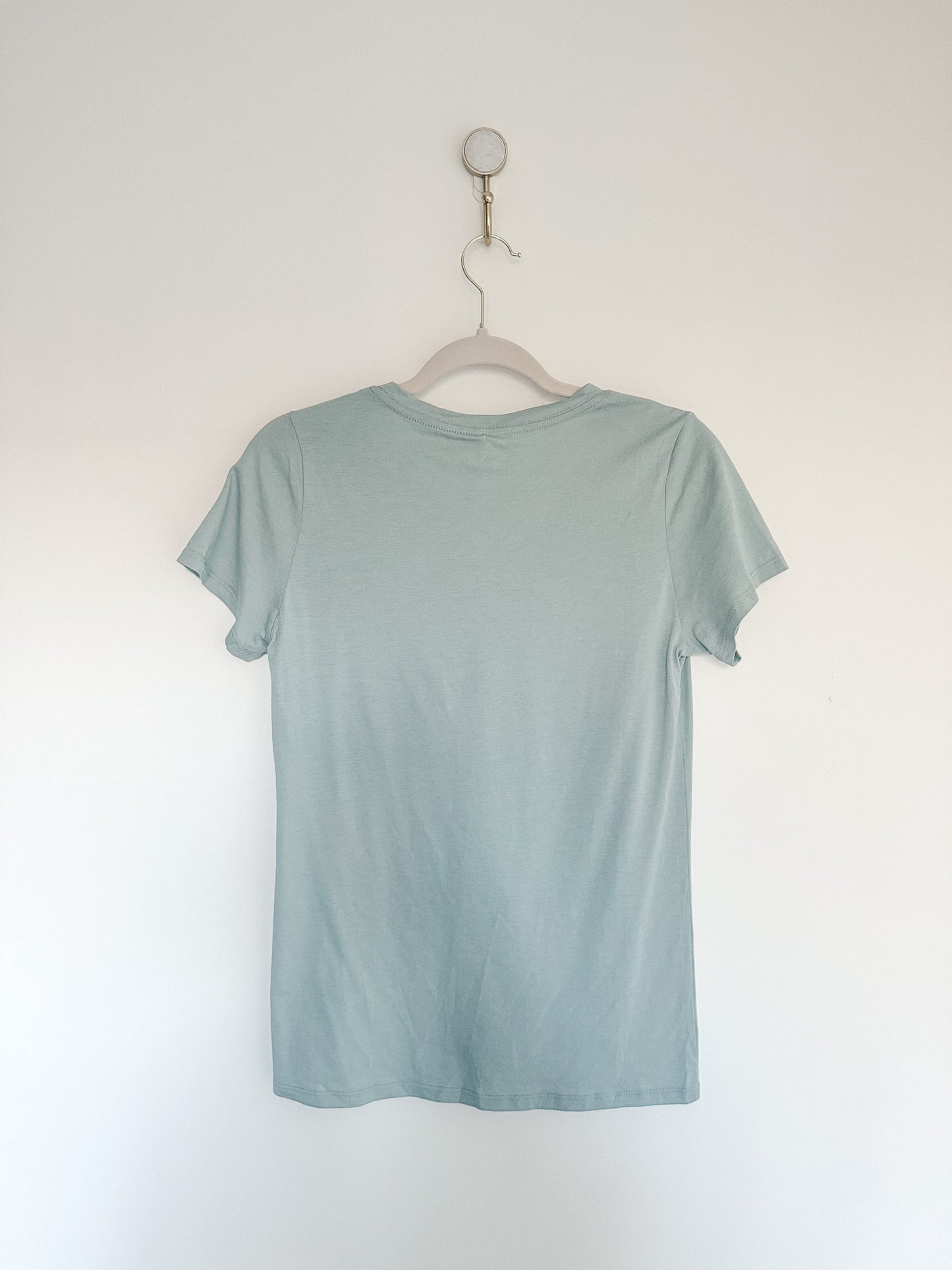 Quince Cotton Modal V Neck Tee