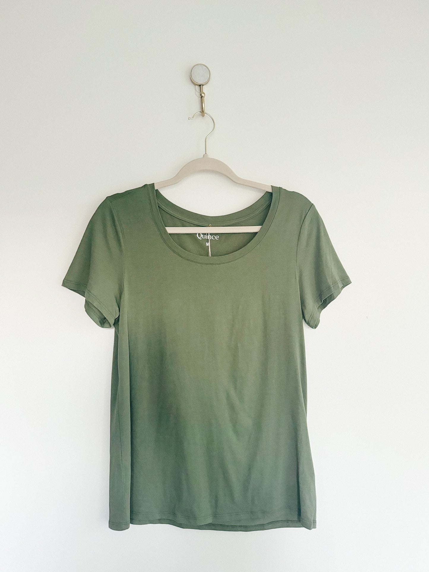 Quince Cotton Modal Scoop Neck Tee