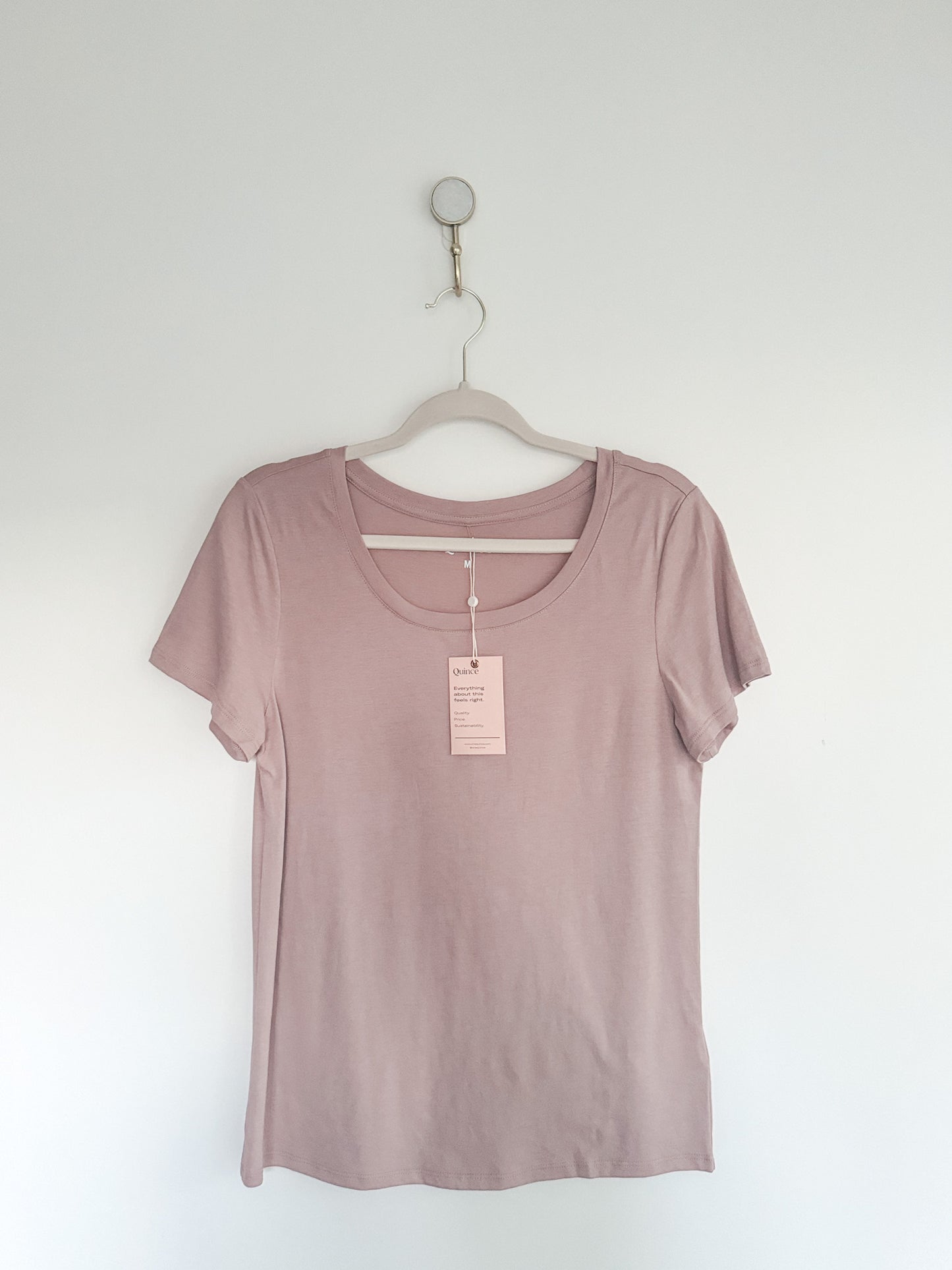 Quince Cotton Modal Scoop Neck Tee