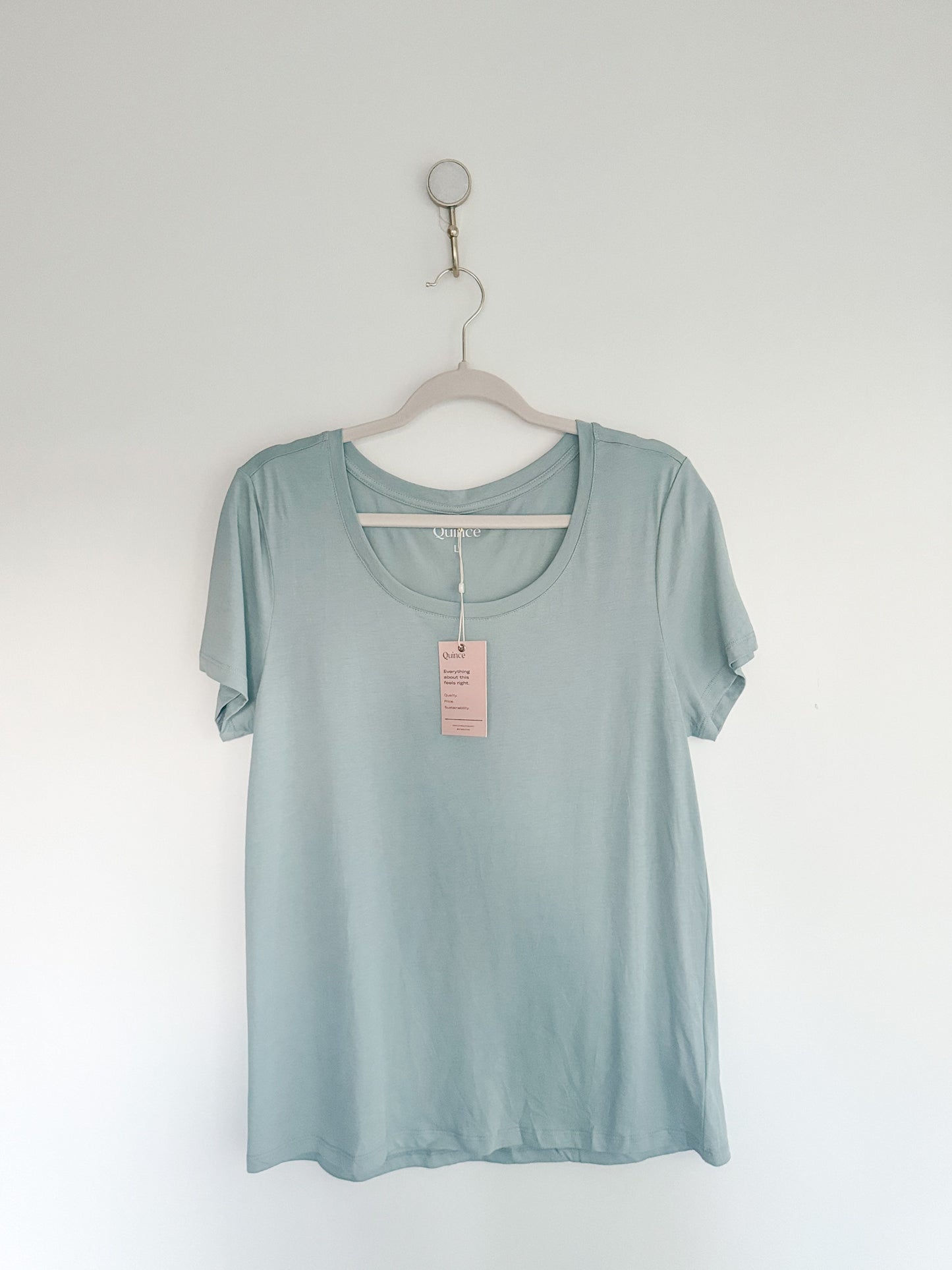 Quince Cotton Modal Scoop Neck Tee