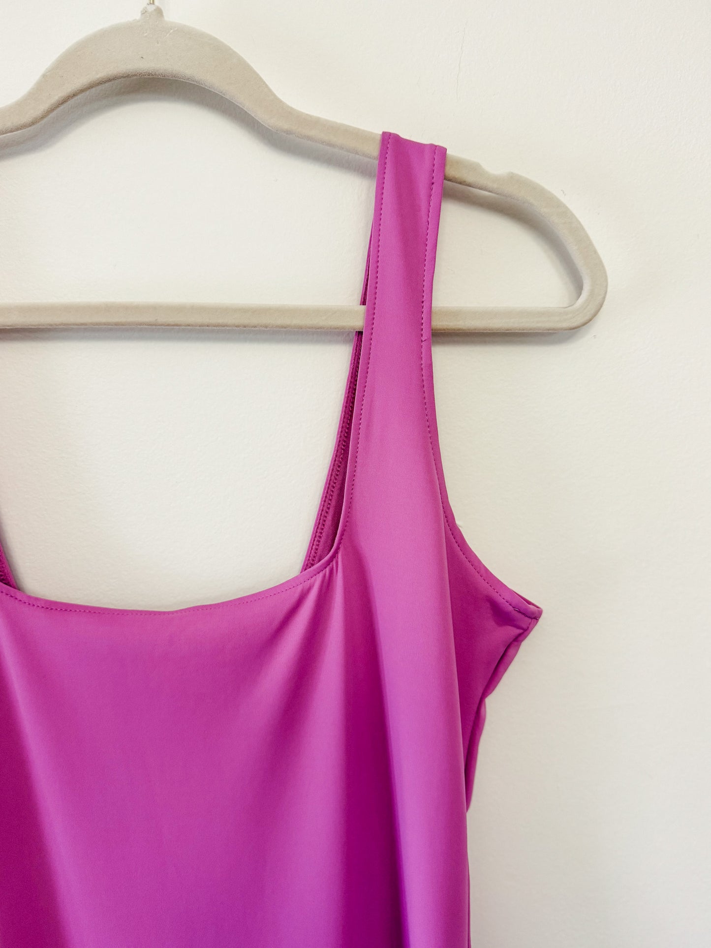 Good American Modern Scuba Knit Tank Dress