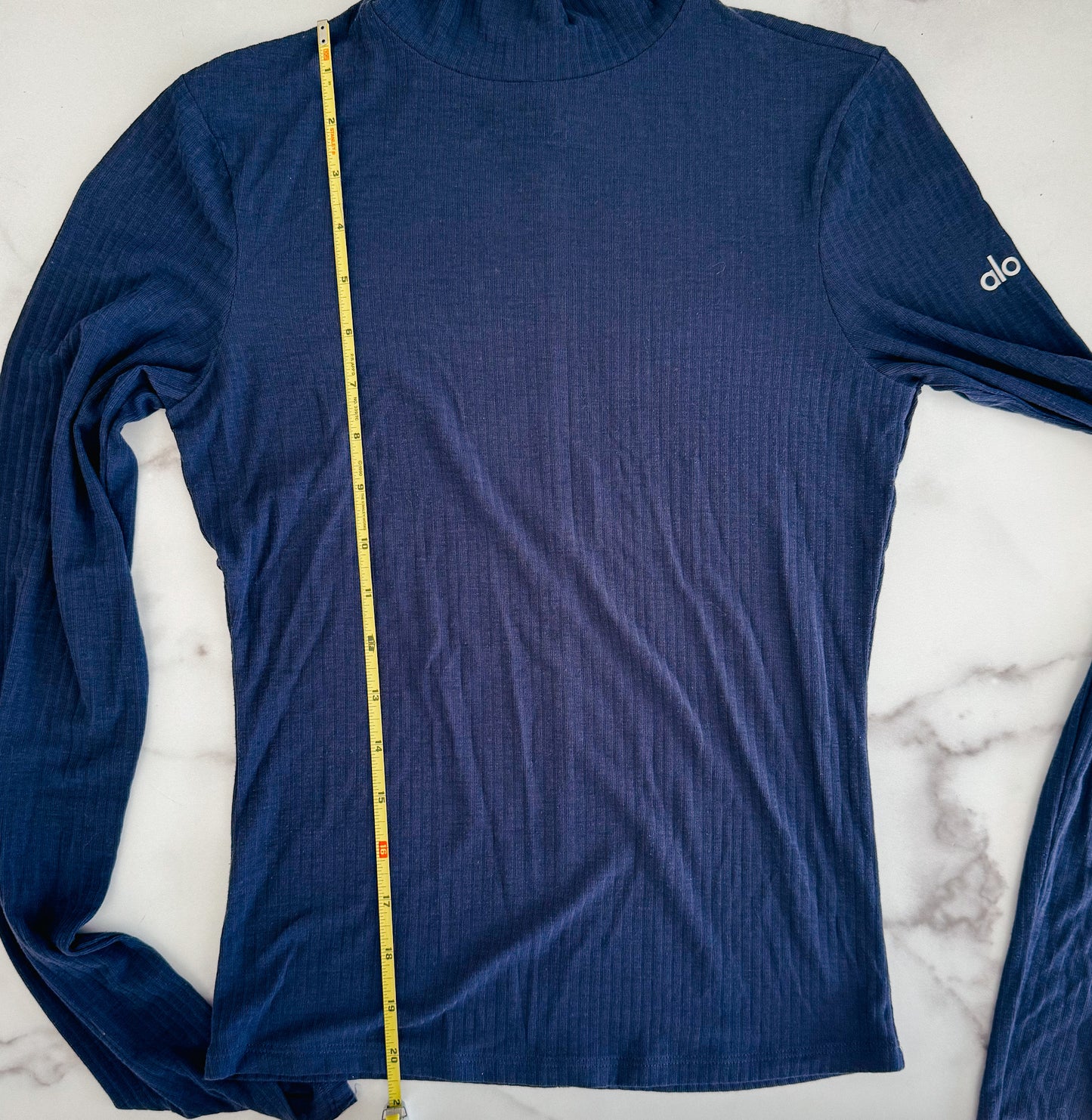Alo Yoga Wellness Rib Mock Neck Long Sleeve