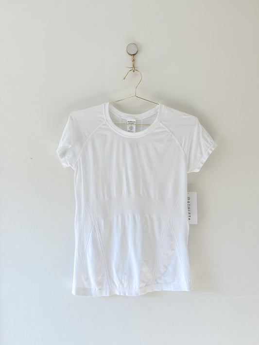 Athleta Momentum Seamless Tee in Bright White