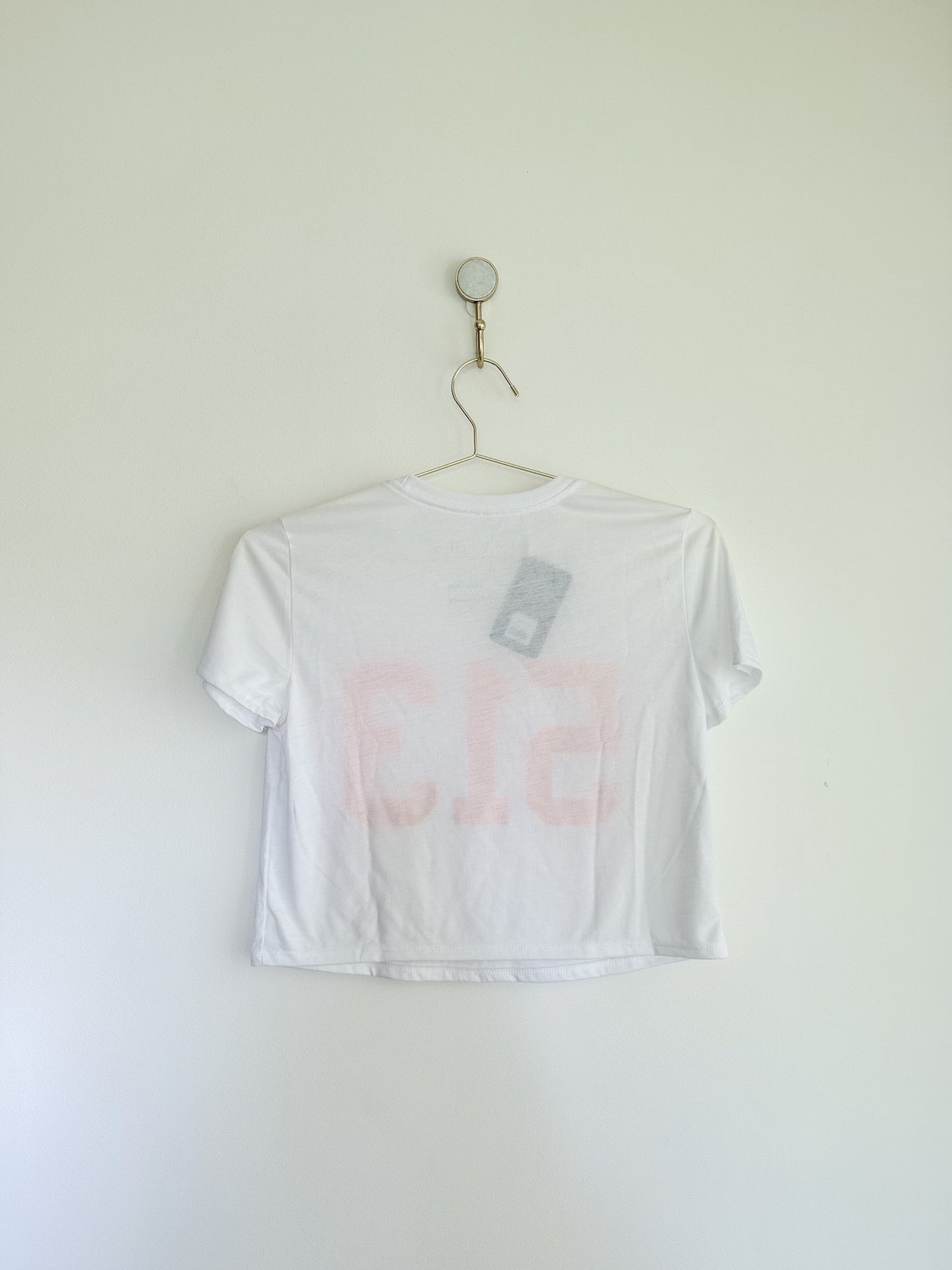 513 Cincinnati Cropped Tees: White/Orange - Back