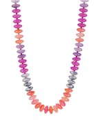 Beaded Disk Ombre Necklace