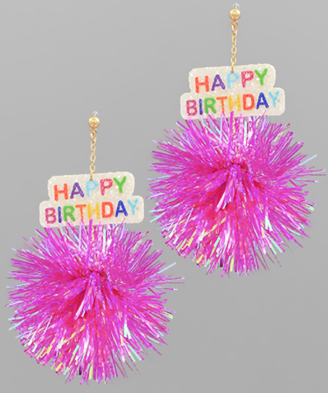 Pompom Celebration Earrings