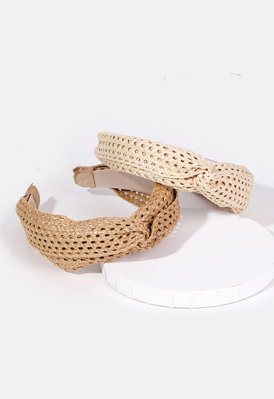 Braided Twist Rattan Headband