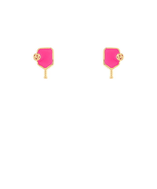 Pickleball Stud Earrings