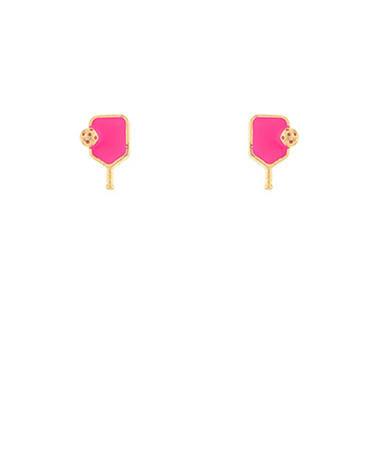 Pickleball Stud Earrings