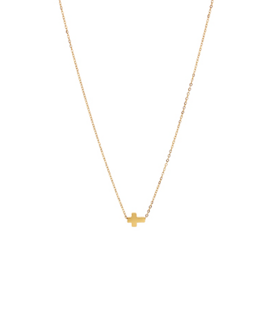 Cross Pendant Stainless Steel Necklace
