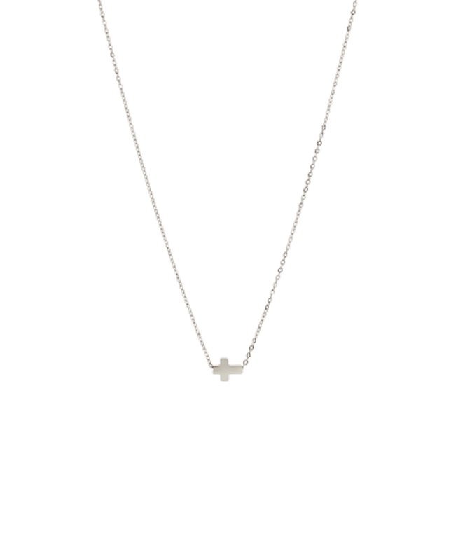 Cross Pendant Stainless Steel Necklace