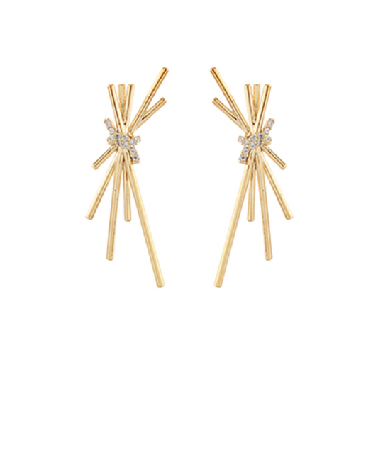 Knotted Bar Earrings