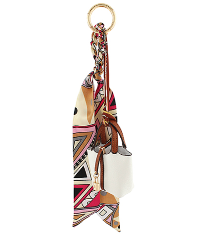 Tote Bag & Scarf Bag Charm Keychain