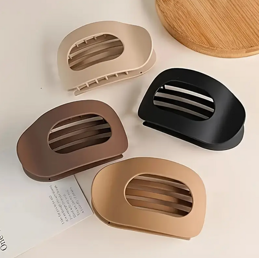 Matte Flat Hair Clips - Neutrals
