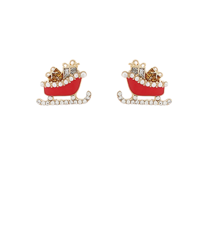 Holiday Sparkle Stud Earrings