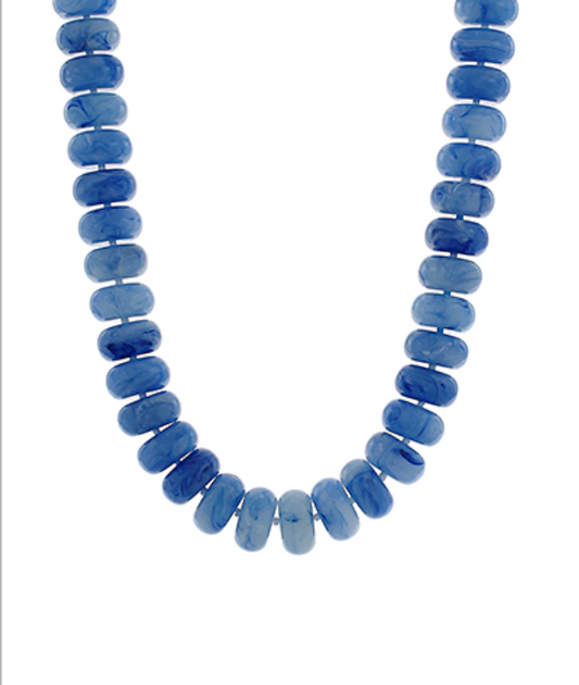 Chunky Marble Beaded Necklace