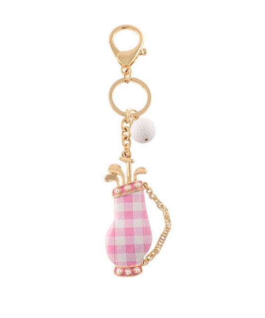 Golf Bag & Ball Key Chain