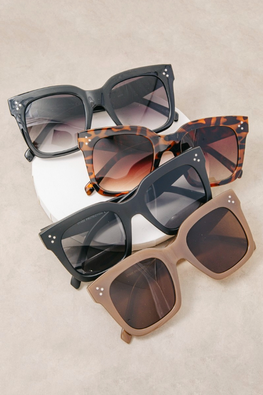 Oversized Square Frame Sunglasses