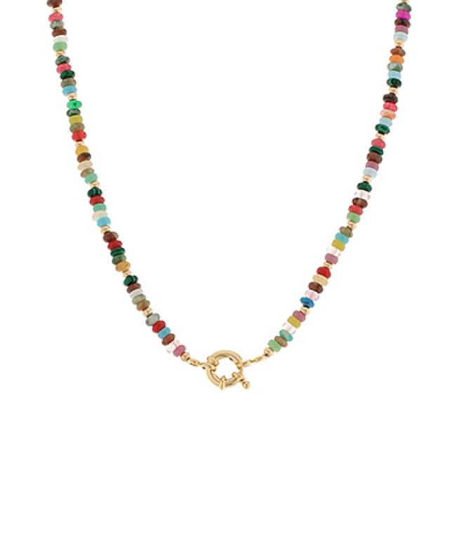 Multi-Colored Resin Beaded Necklaces