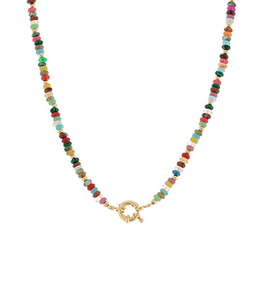 Multi-Colored Resin Beaded Necklaces