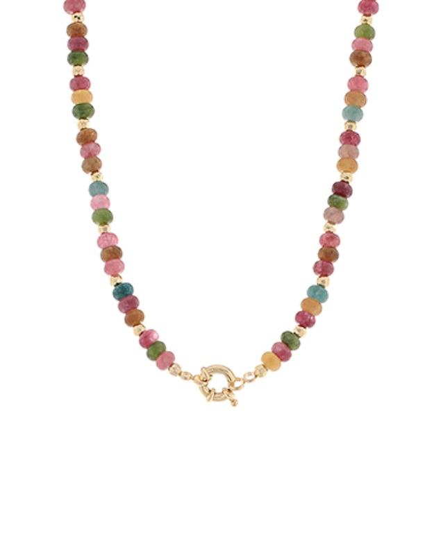 Multi-Colored Resin Beaded Necklaces