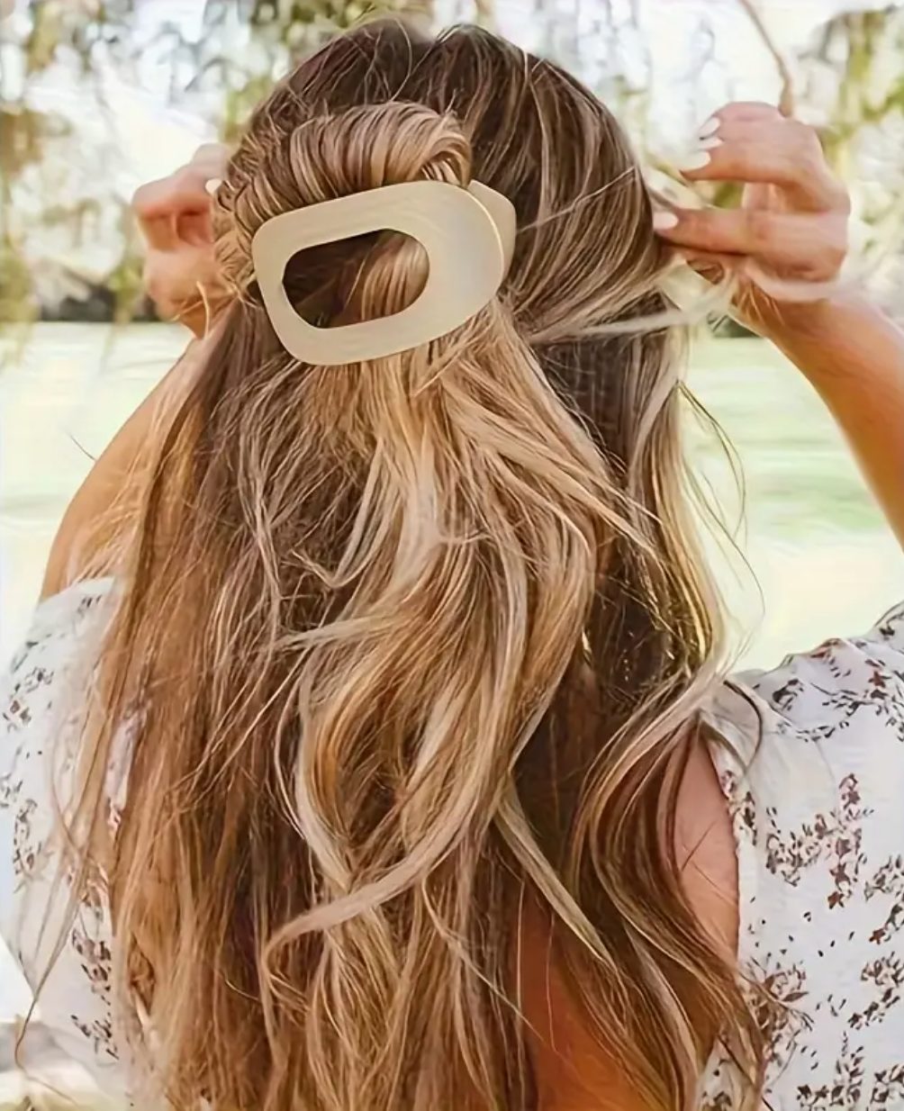 Matte Flat Hair Clips - Neutrals