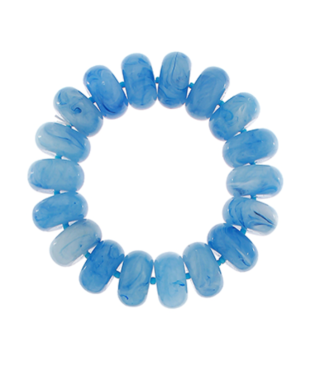 Chunky Marble Beaded Stretch Bracelets