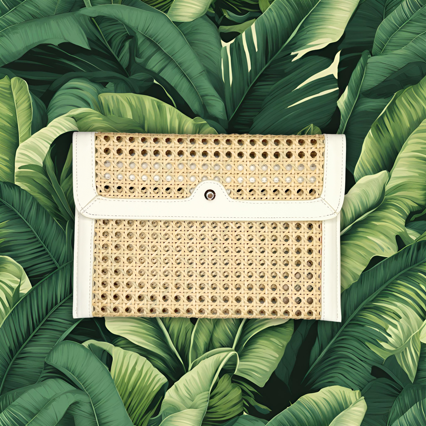 French Quarter Clutch in White
