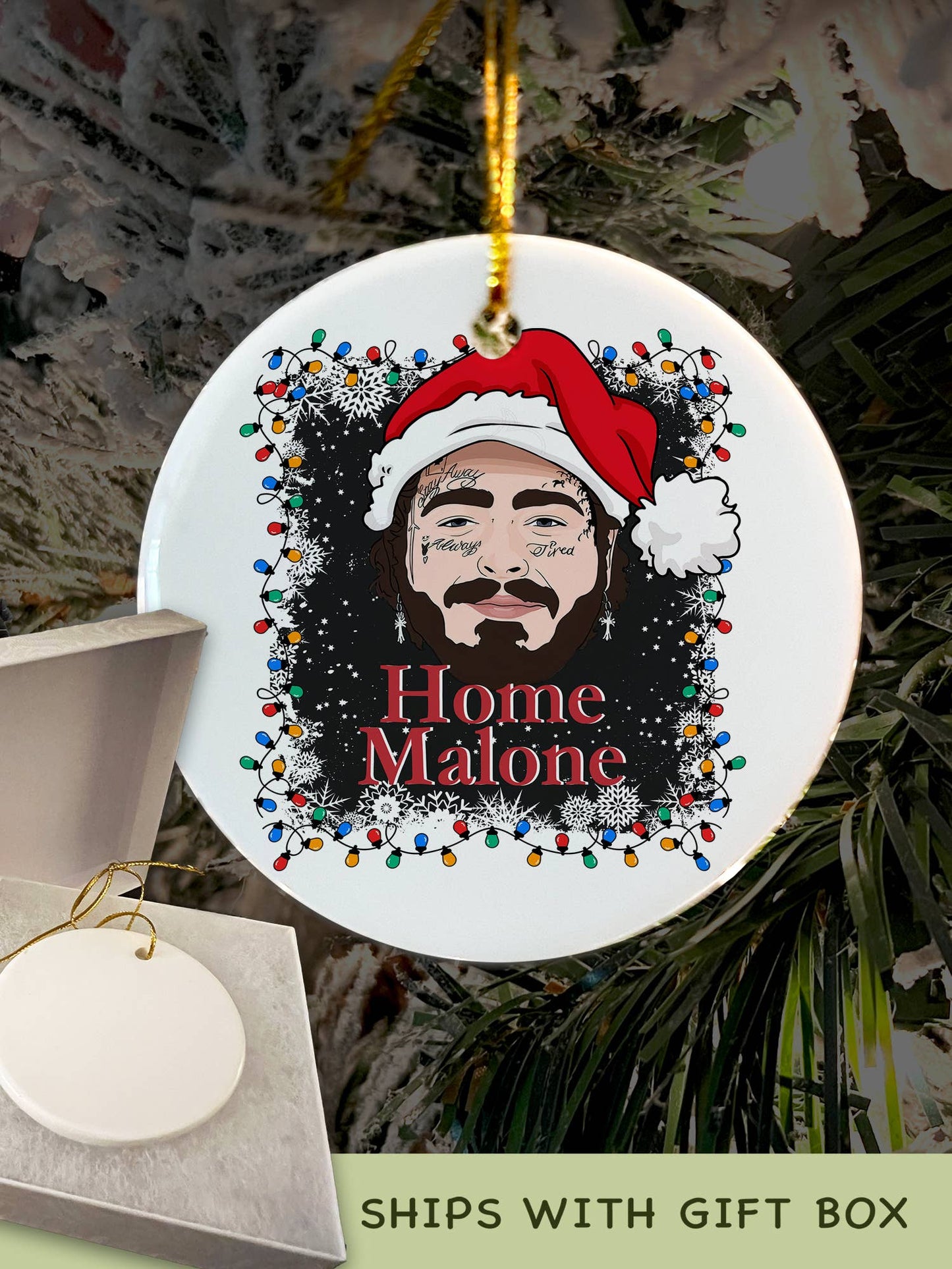 Home Malone Christmas Ornament