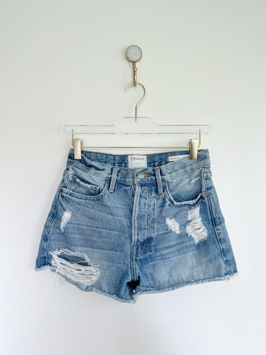 Frame Rigid Re-Release Le Original Shorts in Hemway Blue