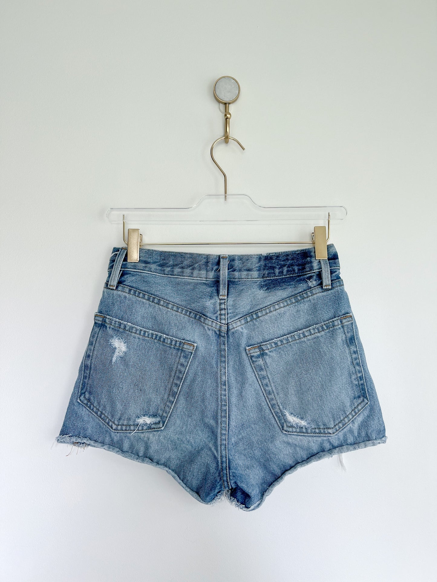 Frame Rigid Re-Release Le Original Shorts in Hemway Blue